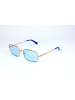Moschino Damen-Sonnenbrille in Gold/ Blau