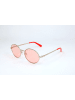 Moschino Damen-Sonnenbrille in Silber/ Rosa
