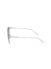 Love Moschino Damen-Sonnenbrille in Silber/ Grau