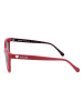 Moschino Damen-Sonnenbrille in Rot-Schwarz/ Braun