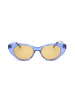 Missoni Damen-Sonnenbrille in Transparent-Blau/ Gelb