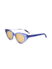 Missoni Damen-Sonnenbrille in Transparent-Blau/ Gelb