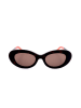 Missoni Damen-Sonnenbrille in Schwarz/ Rosa