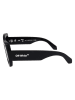 OFF WHITE Unisex-Sonnenbrille in Schwarz/ Grau