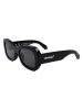 OFF WHITE Unisex-Sonnenbrille in Schwarz/ Grau