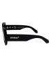 OFF WHITE Unisex-Sonnenbrille in Schwarz/ Grau