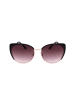 Oscar de la Renta Damen-Sonnenbrille in Gold-Schwarz/ Lila