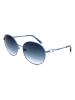 Swarovski Dameszonnebril blauw