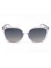 Swarovski Damen-Sonnenbrille in Transparent-Lila/ Grau