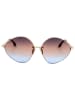 Victoria Beckham Dameszonnebril goudkleurig/lichtbruin