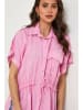 Lin Passion Lniana bluzka w kolorze jasnoróżowym