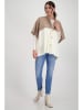 monari Cardigan in Creme/ Hellbraun