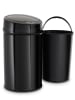 Echtwerk Sensor-Abfalleimer in Schwarz - 30 l