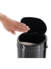 Echtwerk Sensor-Badabfalleimer in Schwarz - 9 l