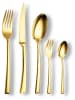 Echtwerk 30-częściowy zestaw sztućców "Avelino" w kolorze złotym
