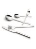 Echtwerk 30-częściowy zestaw sztućców "Positano" w kolorze srebrnym