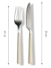 Echtwerk 16tlg. Besteck-Set "Basic" in Creme