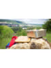 Echtwerk Lunchbox in Silber/ Hellbraun - 1,5 l