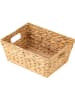 Echtwerk Aufbewahrungskorb in Hellbraun - (B)33 x (H)25 x (T)15 cm