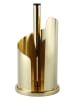 Echtwerk Küchenrollenhalter in Gold - (H)33 x Ø 15,5 cm
