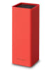 Echtwerk Universeel messenblok "Square" rood - (B)9,5 x (H)22 x (D)9,5 cm