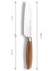 Echtwerk Santokumesser "Classic Edition" in Hellbraun - (L)28,9 cm