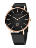 Liebeskind Quarzuhr in Schwarz/ Roségold