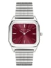 Liebeskind Zegarek kwarcowy w kolorze srebrno-bordowym