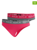 Replay Underwear 2er-Set: Strings in Pink/ Grau