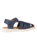 El Naturalista Leren enkelsandalen donkerblauw