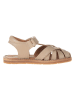 El Naturalista Leren sandalen beige