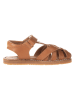 El Naturalista Leren enkelsandalen lichtbruin