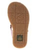 El Naturalista Leren sandalen lichtroze