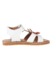 El Naturalista Leren sandalen wit