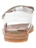 El Naturalista Leren sandalen wit