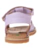 El Naturalista Leren sandalen paars