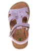 El Naturalista Leren sandalen paars
