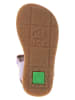El Naturalista Leren sandalen paars