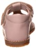 El Naturalista Leren sandalen lichtroze