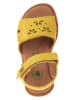 El Naturalista Skórzane sandały w kolorze żółtym