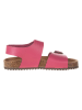 El Naturalista Leren sandalen roze
