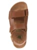 El Naturalista Leder-Sandalen in Hellbraun