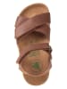 El Naturalista Leder-Sandalen in Hellbraun