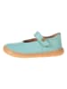 El Naturalista Leren ballerina's turquoise