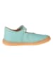 El Naturalista Leren ballerina's turquoise