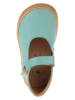 El Naturalista Leren ballerina's turquoise