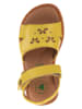 El Naturalista Skórzane sandały w kolorze żółtym