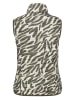 Camel Active Doorgestikte bodywarmer wit/kaki