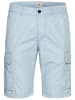 Camel Active Cargoshort - regular fit - lichtblauw