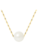 Pearline Gold-Halskette mit Perle - (L)42 cm